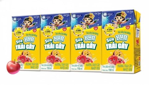 Sữa trái cây Kun hương trái cây nhiệt đới, 110ml