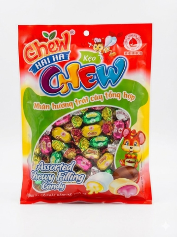 Kẹo mềm Chew Hải Hà nhân hương trái cây tổng hợp 350g