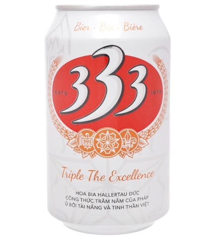 Thùng 24 lon Bia Sài Gòn 333