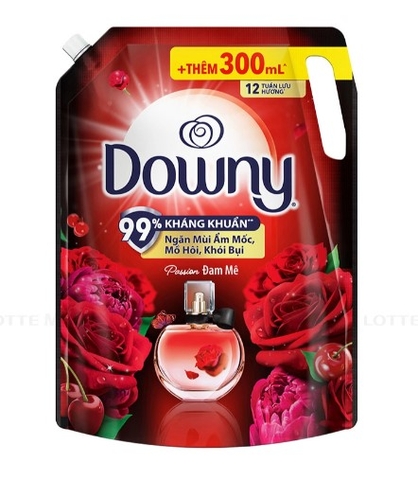 Nước xả vải Downy hương đam mê, túi 2.5L