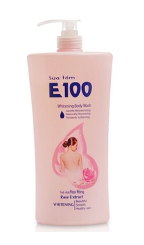 Sữa tắm E100 hương hoa Hồng 520ml
