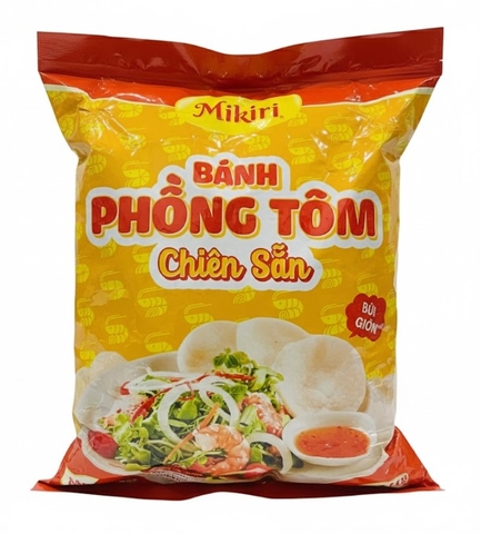 Bánh phồng tôm chiên sẵn Mikiri, gói 250g 60 cái