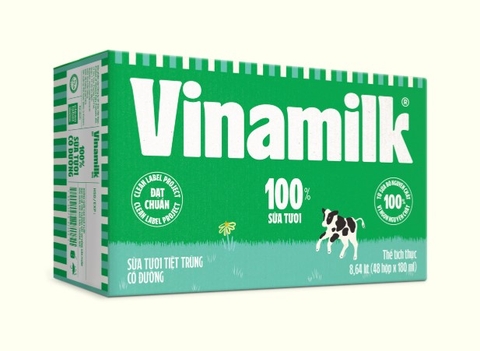 Sữa tươi Vinamilk có đường 180ml