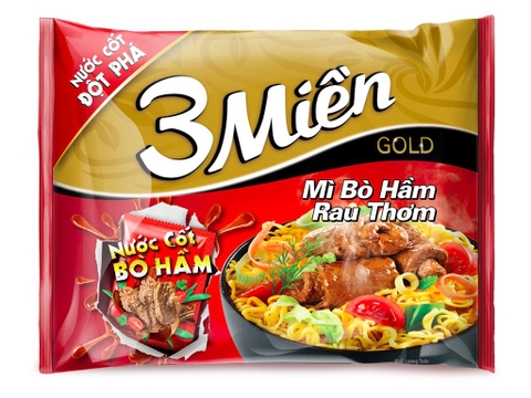 Mì Ba Miền Gold (bò hầm rau thơm) 75g