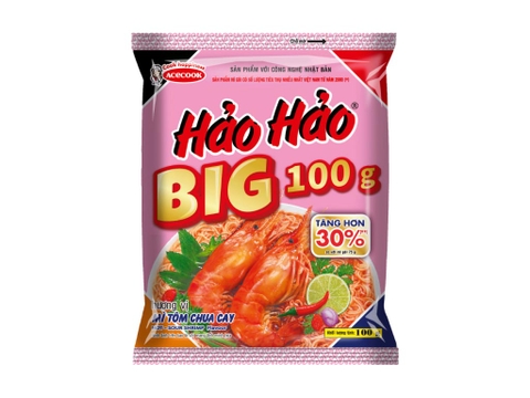 Mì Hảo hảo tôm chua cay, Big 100g