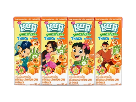 Sữa Kun hương socola lúa mạch có thạch, 170ml