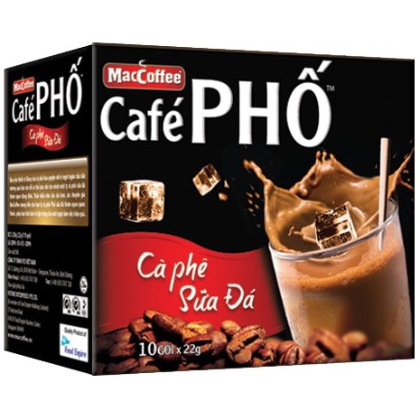 Cà phê Phố, sữa đá, (hộp)