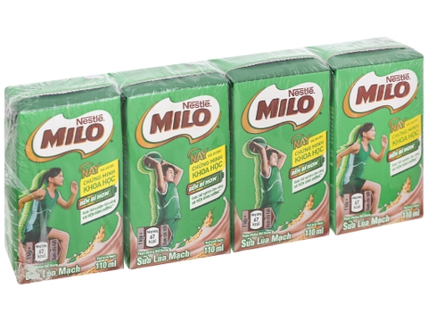 Thùng 48 hộp sữa lúa mạch Milo 110ml