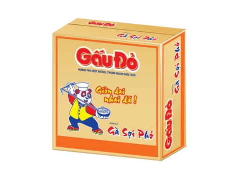 Mì gấu đỏ gà sợi phở