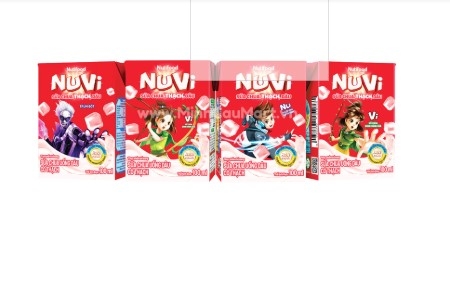 Sữa Nuvi thạch hương Dâu, 110ml
