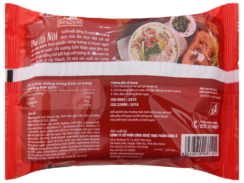 Phở bò Cung Đình, gói 76g