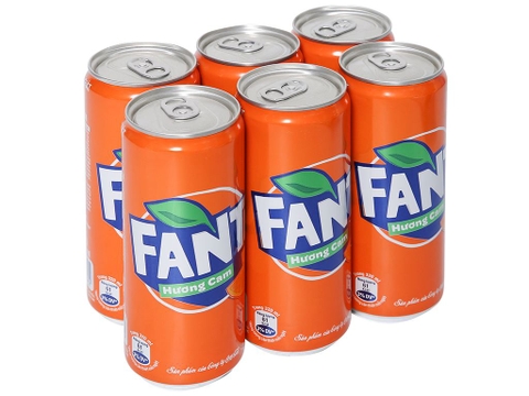 Nước ngọt Fanta (hương cam) lon 320ml