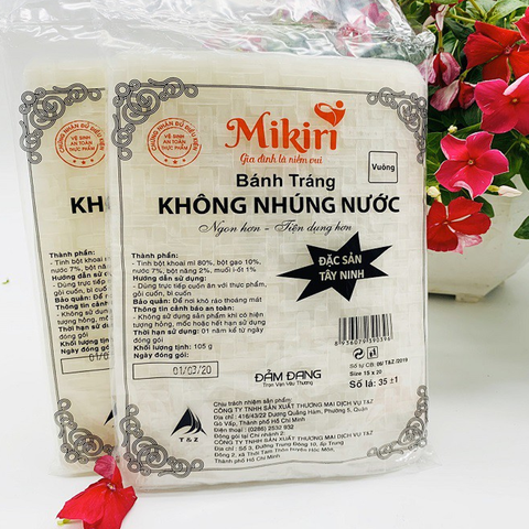 Bánh tráng Mikiri (chữ nhật)