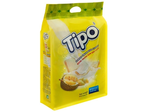 Tipo bánh trứng, vị sầu riêng, gói 220g