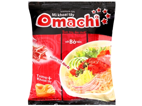 Mì ăn liền Omachi (xốt Bò hầm)