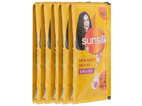 Dầu gội Sunsilk (vàng, mềm mượt diệu kỳ) dây, 6gr