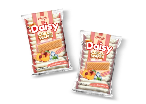 Bánh Daisy xốp, đào bạc hà, 145g