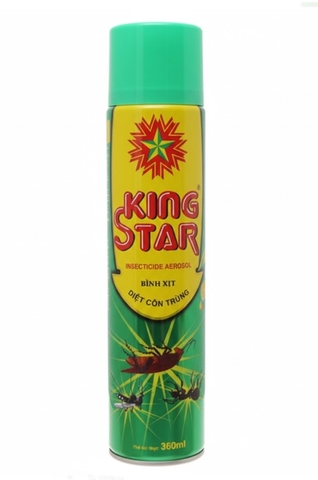 Bình xịt côn trùng King Star hương chanh 360ml