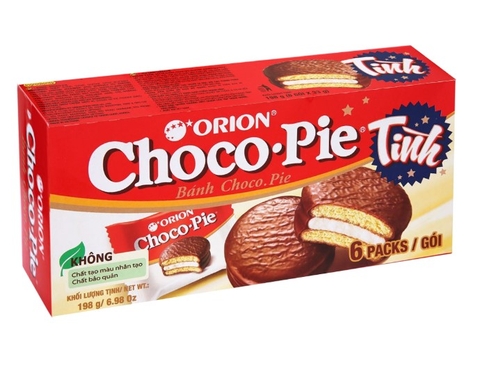 Bánh ChocoPie Orion, hộp 217.8g/6p