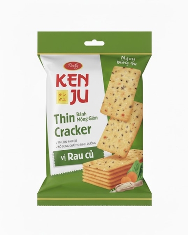 Bánh Kenju rau củ, gói 192g