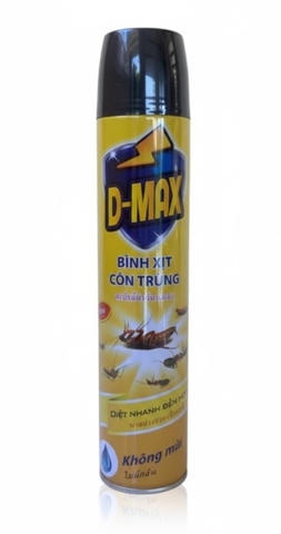 Bình xịt côn trùng D- max không mùi, chai 600ml