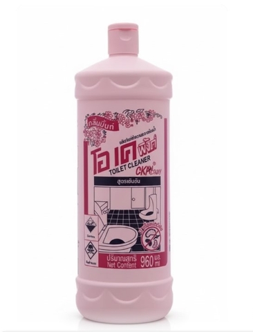 Nước tẩy bồn cầu Okay hồng Thái Lan, chai 960ml