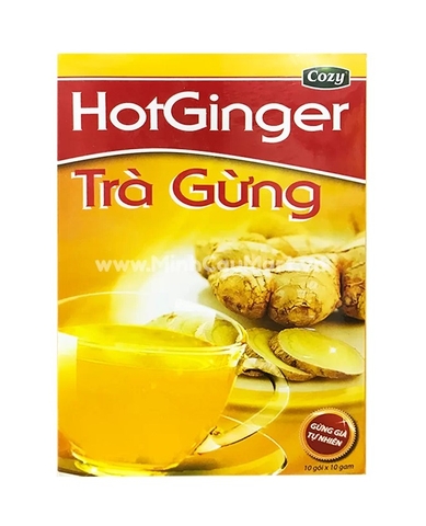Trà Gừng Hotginger Cozy, hộp 10g x 10 gói