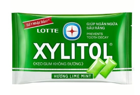 Kẹo gum Xylitol không đường hương Lime Mint, vỹ 11.6g