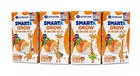 Sữa dinh dưỡng trái cây Nutricare Smarta Grow hương cam 110ml