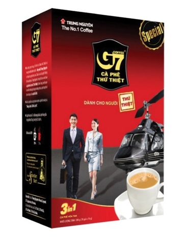 Cà phê cà phê hòa tan 3in1 G7-Trung Nguyên, hộp 288g