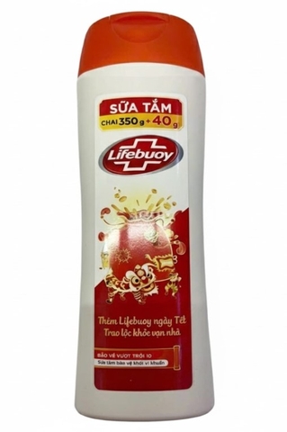 Sữa tắm Lifebuoy bảo vệ vượt trội chai 390g