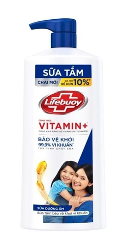 Sữa tắm Lifebuoy sữa dưỡng ẩm 800g