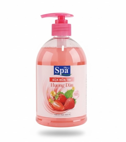 Sữa rửa tay Ultra Spa hương Dâu, chai 500ml