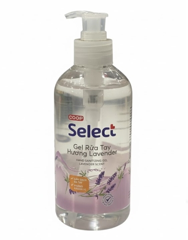 Nước rửa tay Coop Select hương Lavender, chai 320ml