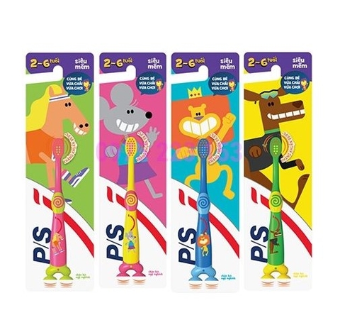 Bàn chải đánh răng P/S trẻ em Superkid 2-6 tuổi