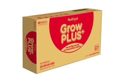 Sữa pha sẵn Nutifood GrowPLUS+ đỏ hương vani 110 ml