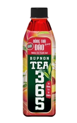 Trà đào Bupnon, chai 250ml