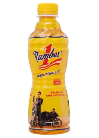 Nước tăng lực Number One, chai 330ml