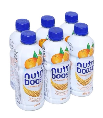 Sữa trái cây NutriBoost hương Cam mật Ong, chai 297ml
