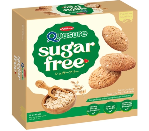 Bánh Cookkie ngũ cốc, Yến mạch, hạt Chia, Bơ Đậu Phụng, hộp 240g