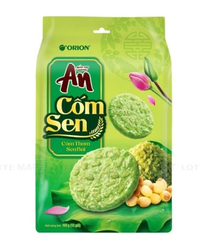 Bánh Gạo nướng An Cốm Sen, gói 168g