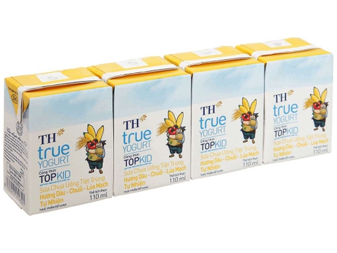 Sữa TH True yogurt topkid - Sữa chua uống tiệt trùng, 110ml