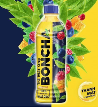 Trà mật ong Boncha (vị tắc) 450ml
