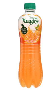 Nước ngọt Twister cam, chai 320ml