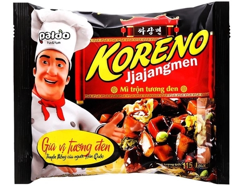 Mì trộn tương đen Koreno Jjajangmen, gói 115g