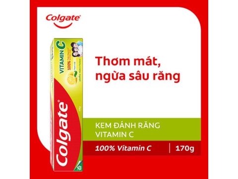 Kem đánh răng Colgate Vitamin C, 170g