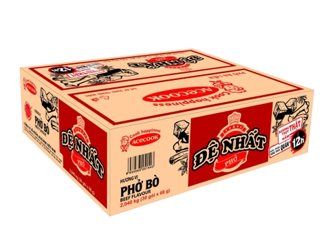 Thùng 30 gói Phở bò Đệ Nhất, 65g
