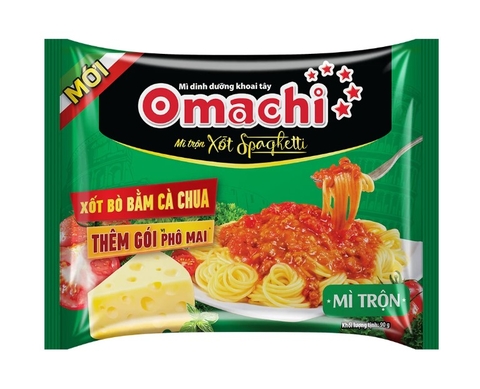 Mì trộn Omachi xốt Spaghetti gói 90g