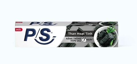 Kem đánh răng PS Than hoạt tính, tuýp 180g