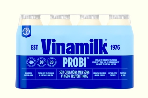 Sữa chua uống men sống Proby Vinamilk có đường, 130ml